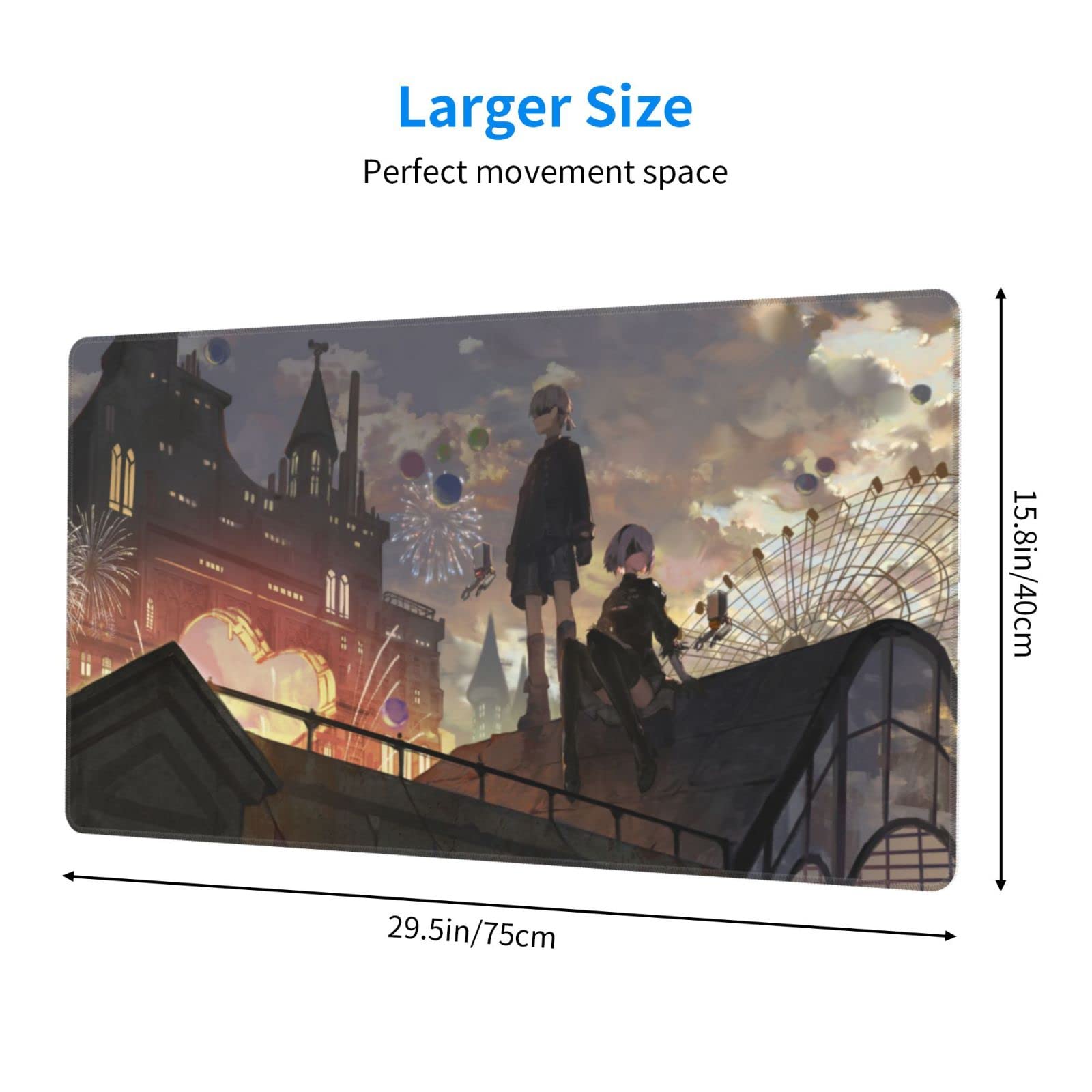 Amazon.co.jp: デスクマット マウスマット ニーアオートマタ オフィス