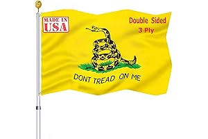 Dont Tread on Me Gadsden 3x5 Heavy Duty Outdoor Don't Tread Libertarian Snake Flag