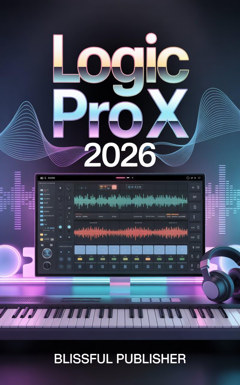 Logic Pro X 2026: From Zero to Studio-Ready: Learn Music Production, Mixing, and Song Creation Step-by-Step Using Logic Pro Like a Pro
