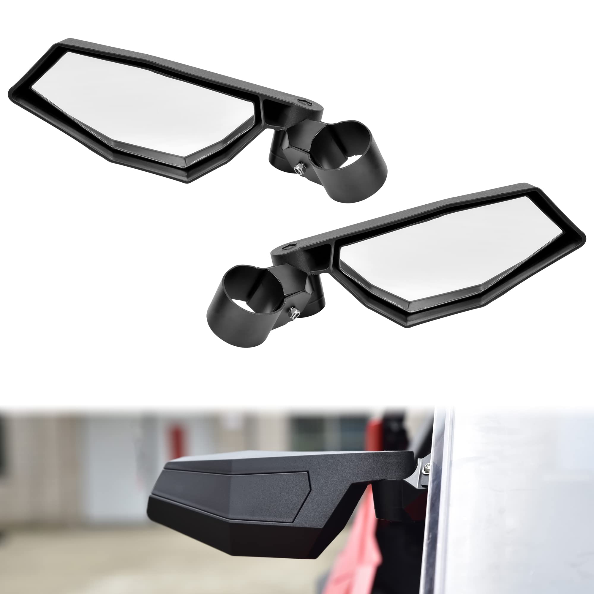 Buy SAUTVS Adjustable Folding Side Rear View Mirrors, HighDefinition