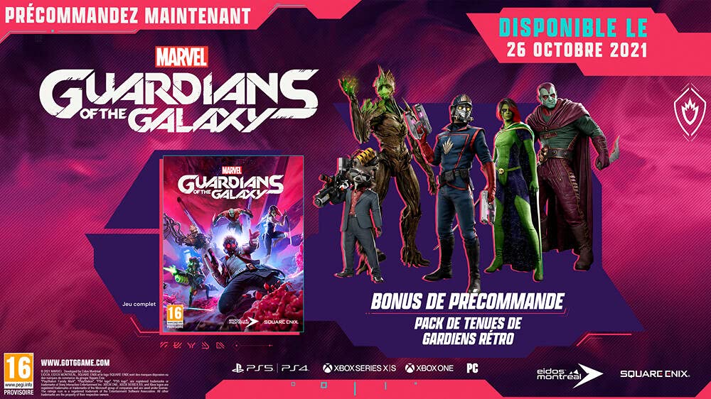 Marvel Guardian of The Galaxy Cosmic Deluxe Ed - Actualización PS5 Incluye