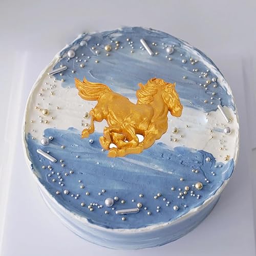 Vista 24 de Molde de silicona para cabeza de toro, para botas de flecha, herradura, pezuña de herradura, molde de fondant, molde de sillín para decoración