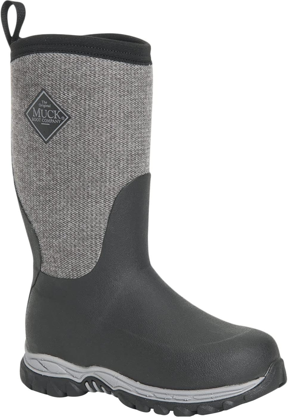 MUCK Kids' Rugged II Boot, Black, Size 8(M)
