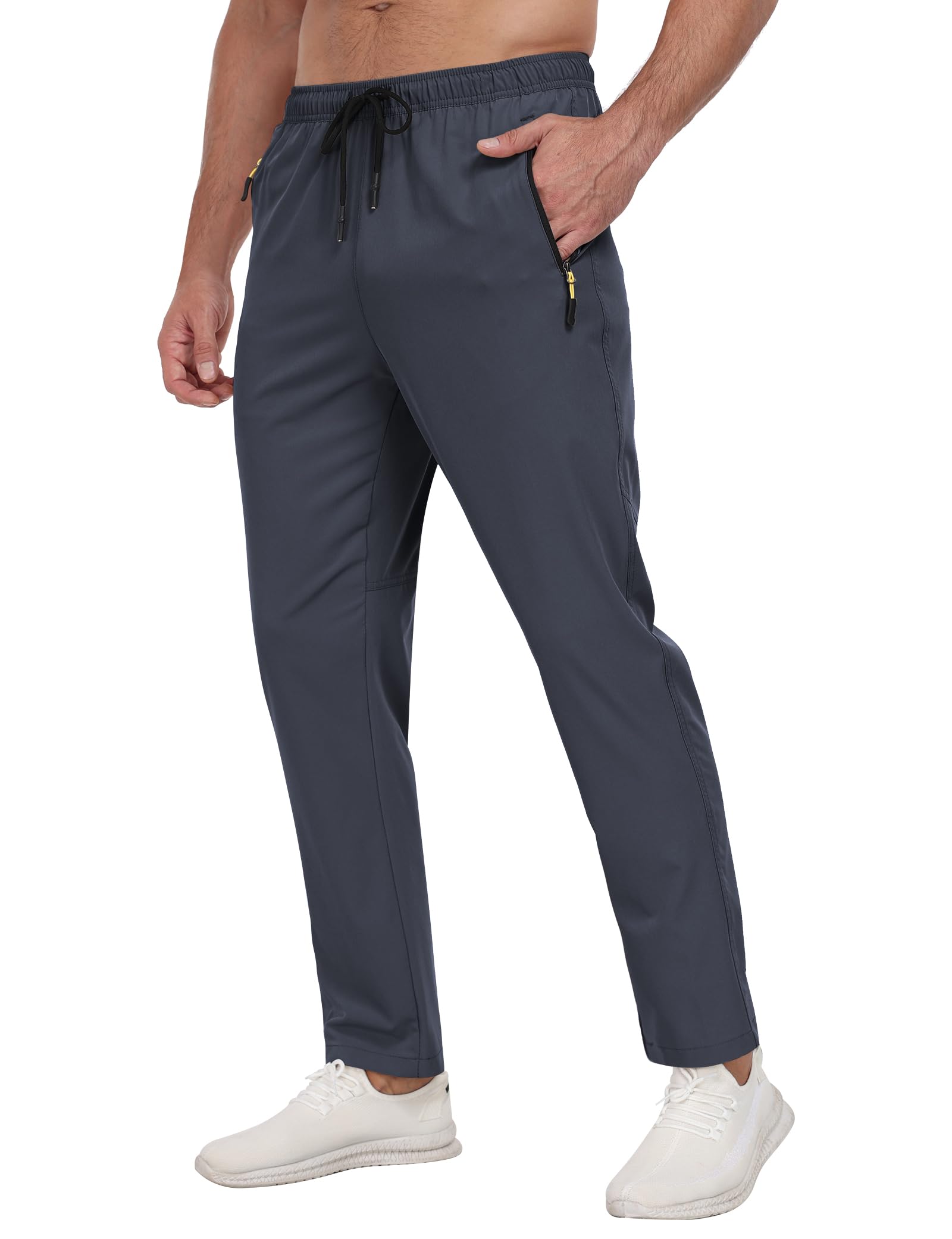 Mens Sweatpants Athletic Pants Breathable Quick Dry Water Resistant Jogger Track Pants Workout Hiking Pants