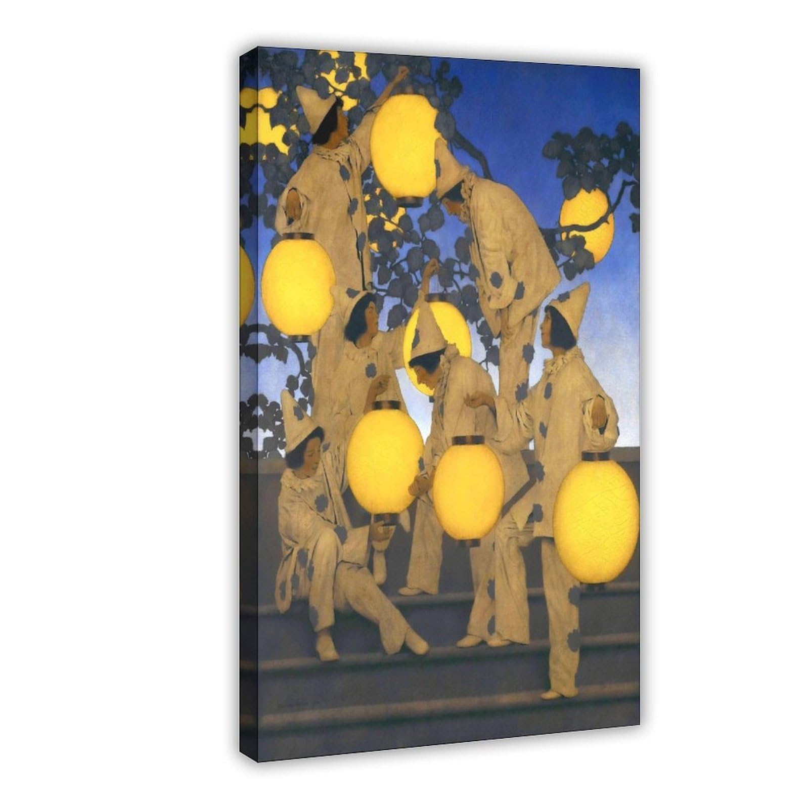 Poster giclée Porte-lanternes déco murale Maxfield Parrish 40x61 - 8