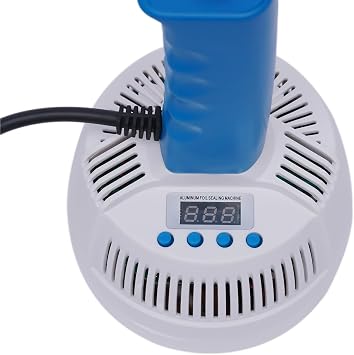 Handheld Induction Sealer Machine for 0.79-3.94in Dia, Portable Electromagnetic Bottle Cap Sealing Machine, Power & Time Adjustable for Plastic Glass Bottles