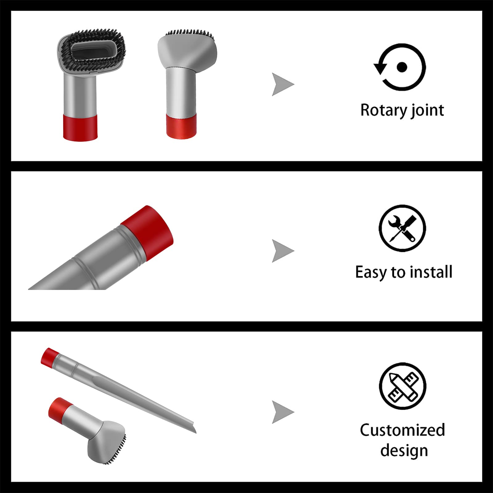SPARES2GO Spazzola 2 in 1 compatibile con Shark Lift-Away Rotator l