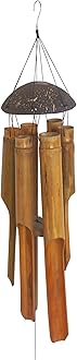 Ankinte 35 inch Large Bamboo Coconut Wind Chimes Outdoor, Handmade Wooden Deep Tone Chimes for Garden, Patio or Home Decor