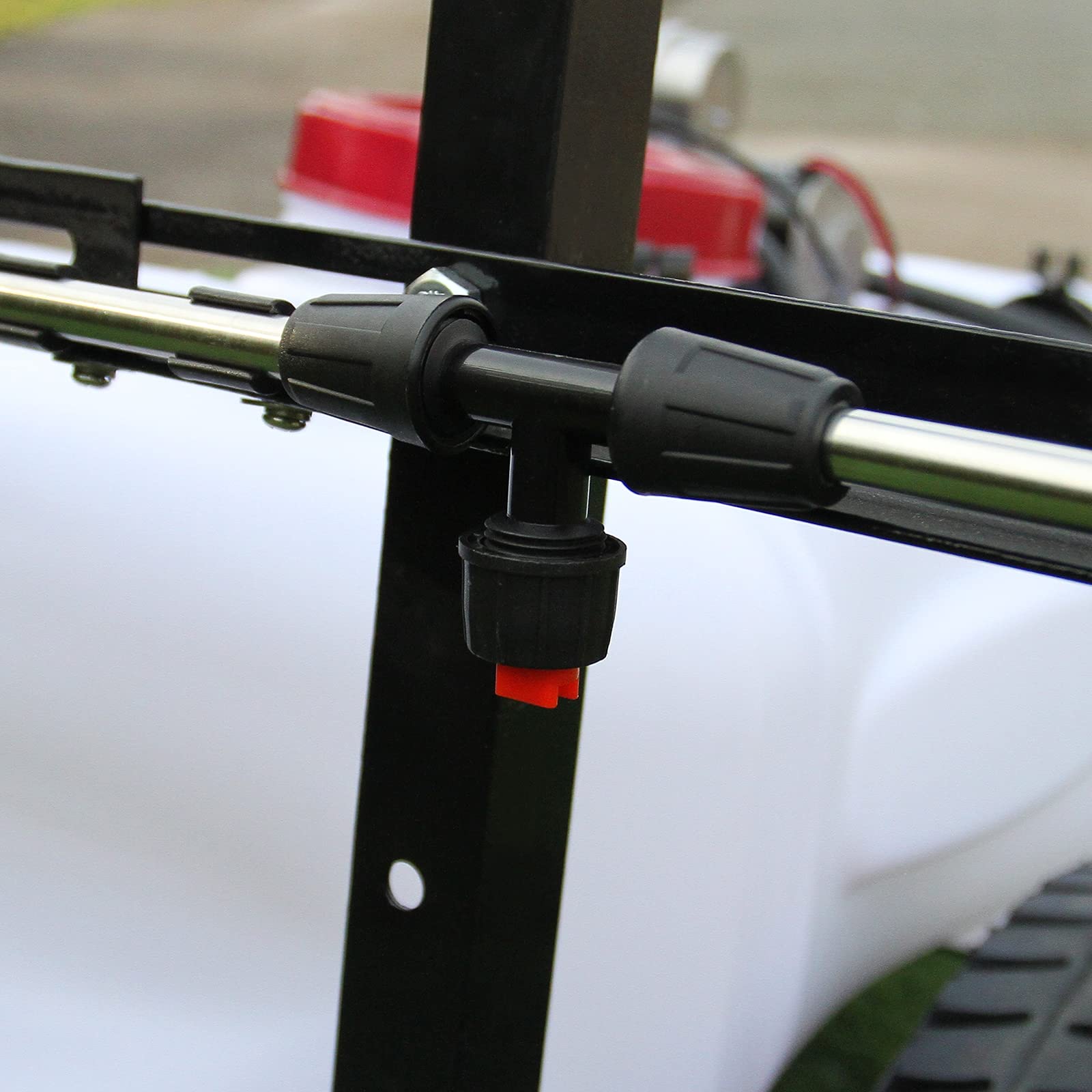 Pulverizador ATV Remolque 12V Tanque 100L Presión 9 Bar Granja Agrícola Tanque Jardín Esparcidor Pesticida Herbicida Fertilizante Abono Líquido Desinfectante Rociador Malas Hierbas + Fijaciones