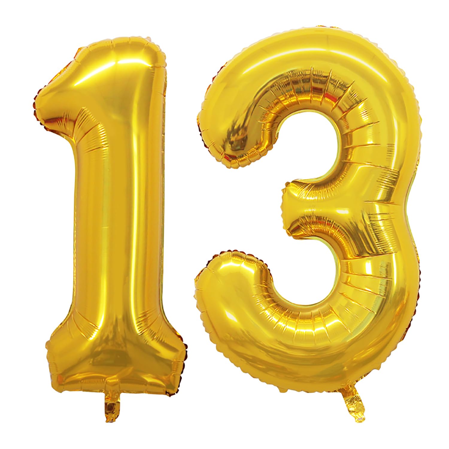 GOER Number 13 Balloons for 13th Birthday Sweet 13 Party Decorations,42 Inch Jumbo Foil Helium 31 Balloons for 31st Birthday Party Decoration (Gold)