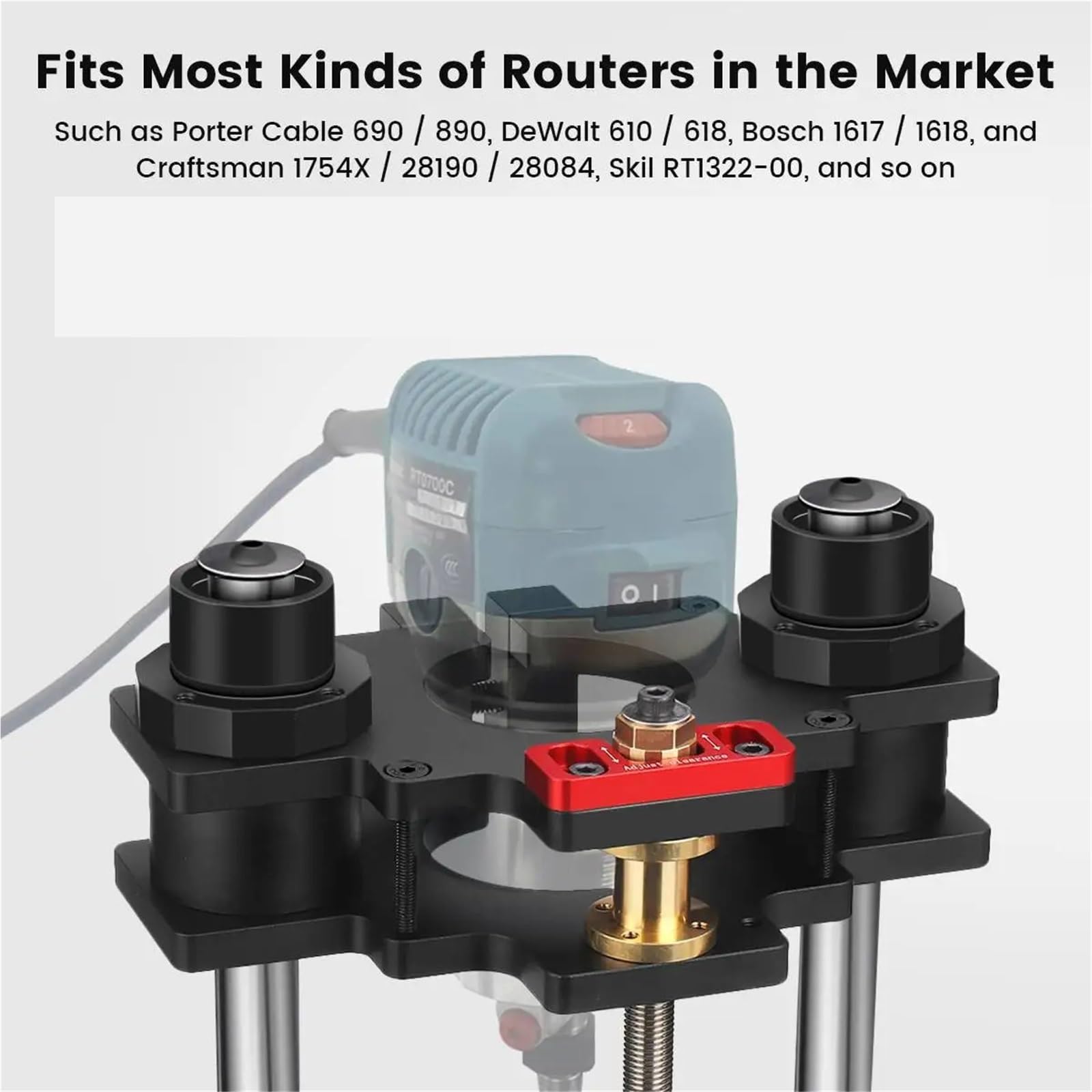 GD7 PRO Router Lift for 65mm/69mm Wood Router for Router