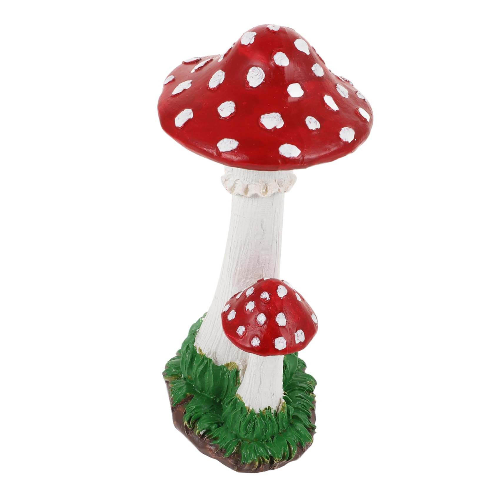 NUOBESTY 3stücke Mushroom Ornament Resin Lustige Gartenfigur Für Außenbereich Dekorative Pilzstatue Für Garten Und Terrasse Wetterbeständig Und Charmant Für Gartenliebhaber