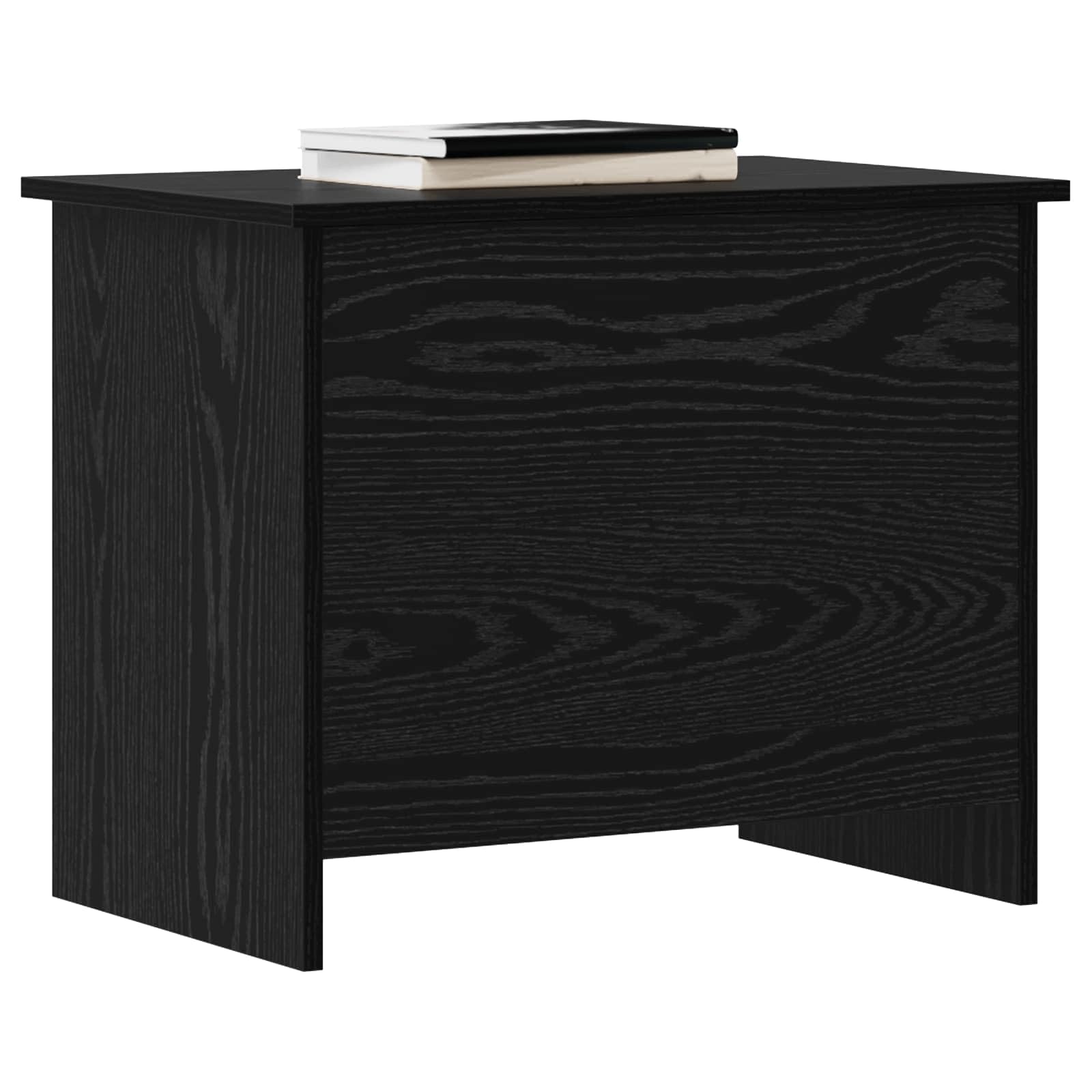 Aufbewahrungstruhe Schwarze Eiche 60x40x50 cm Holzwerkstoff | Rechteckiges Design, viel Stauraum für Kleidung und Bücher, einfache Montage, pflegeleicht mit feuchtem Tuch