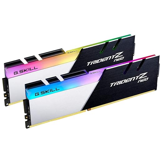 G.Skill Trident Z NEO Series 16GB (2 x 8GB) 288-Pin SDRAM (PC4-28800) DDR4-3600 CL18-22-22-42 1.35V Dual Channel Desktop Memory Model F4-3600C18D-16GTZN