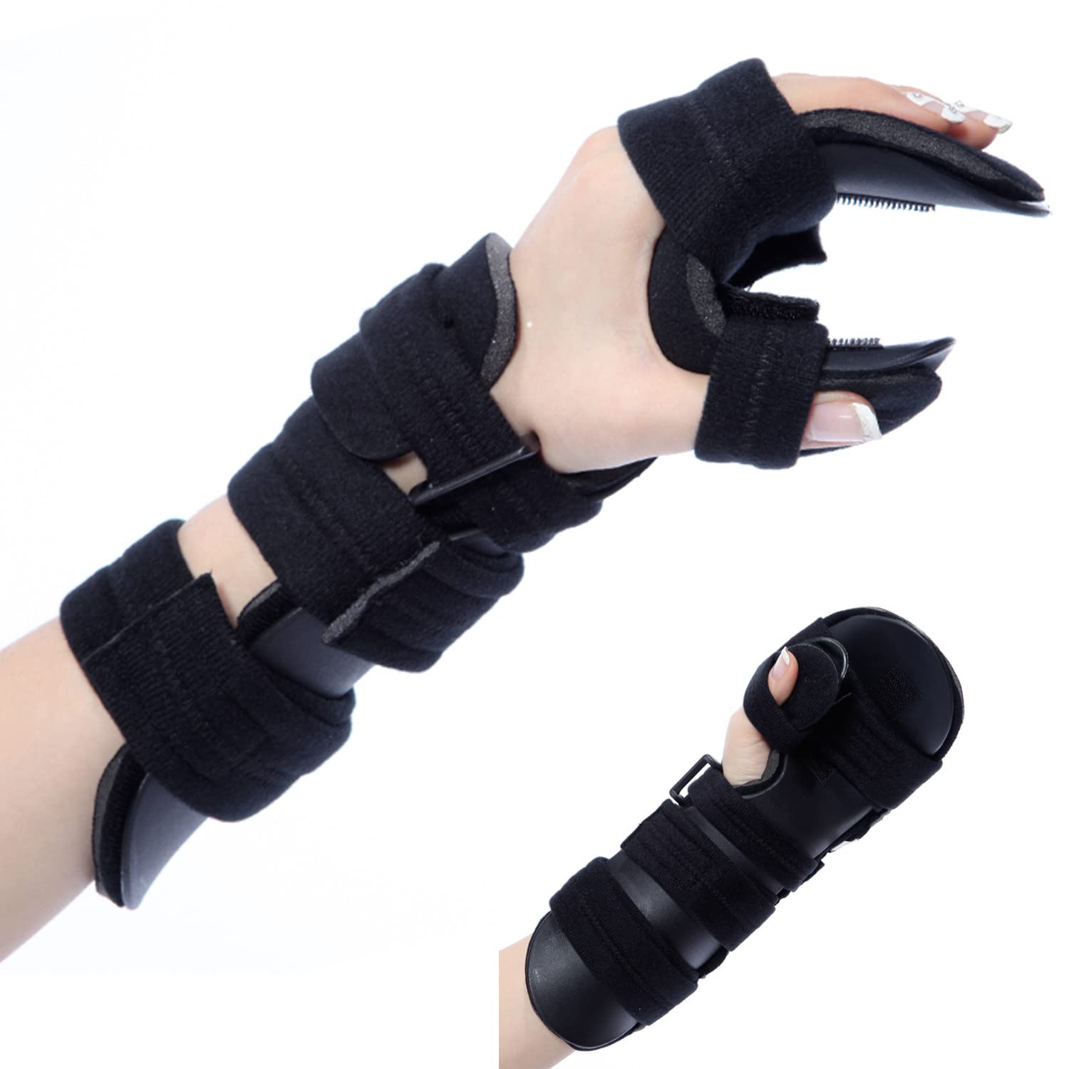 Buy Resting Hand Splint for Left Right Hand, Night Finger Splint Tunnel