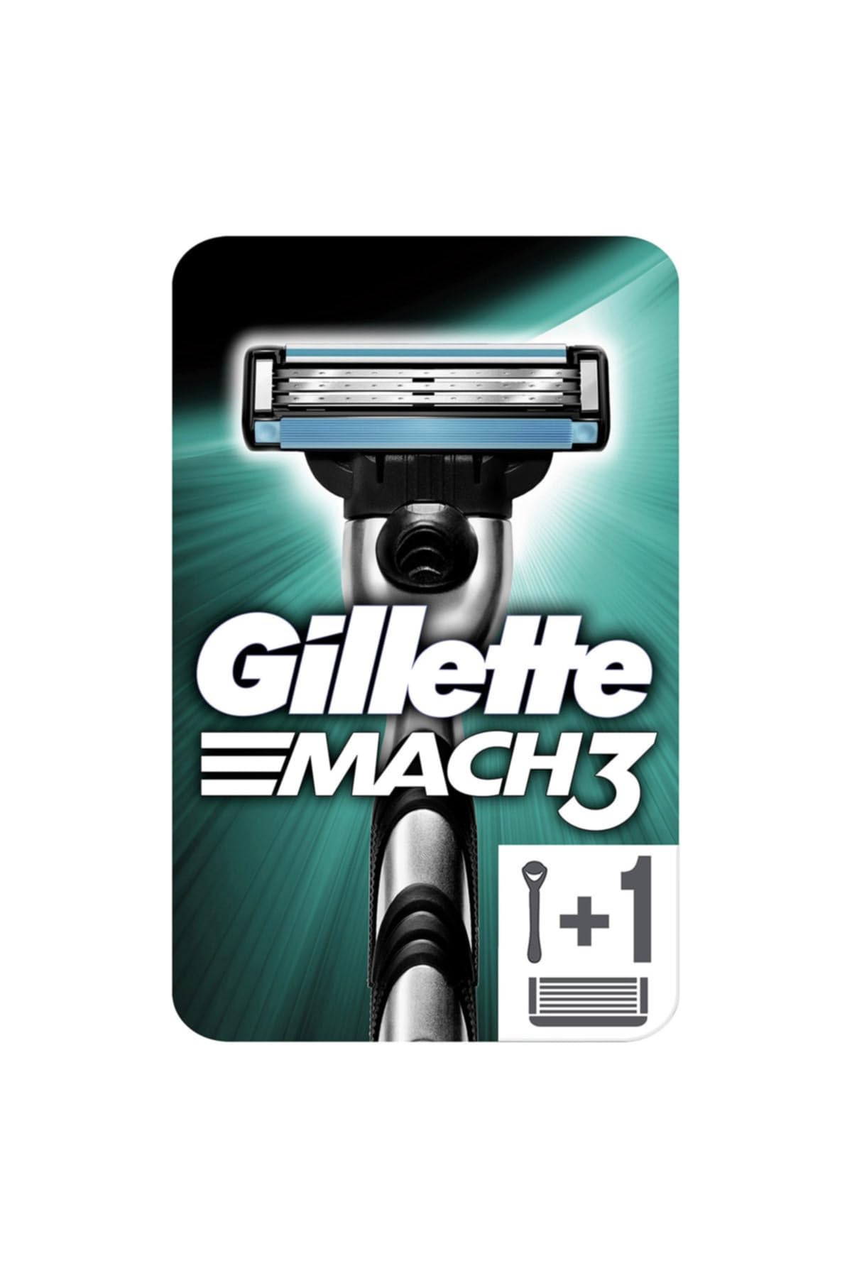 Gillette Mach3 Men's Razor with Microfin Skin Guard 1 Count