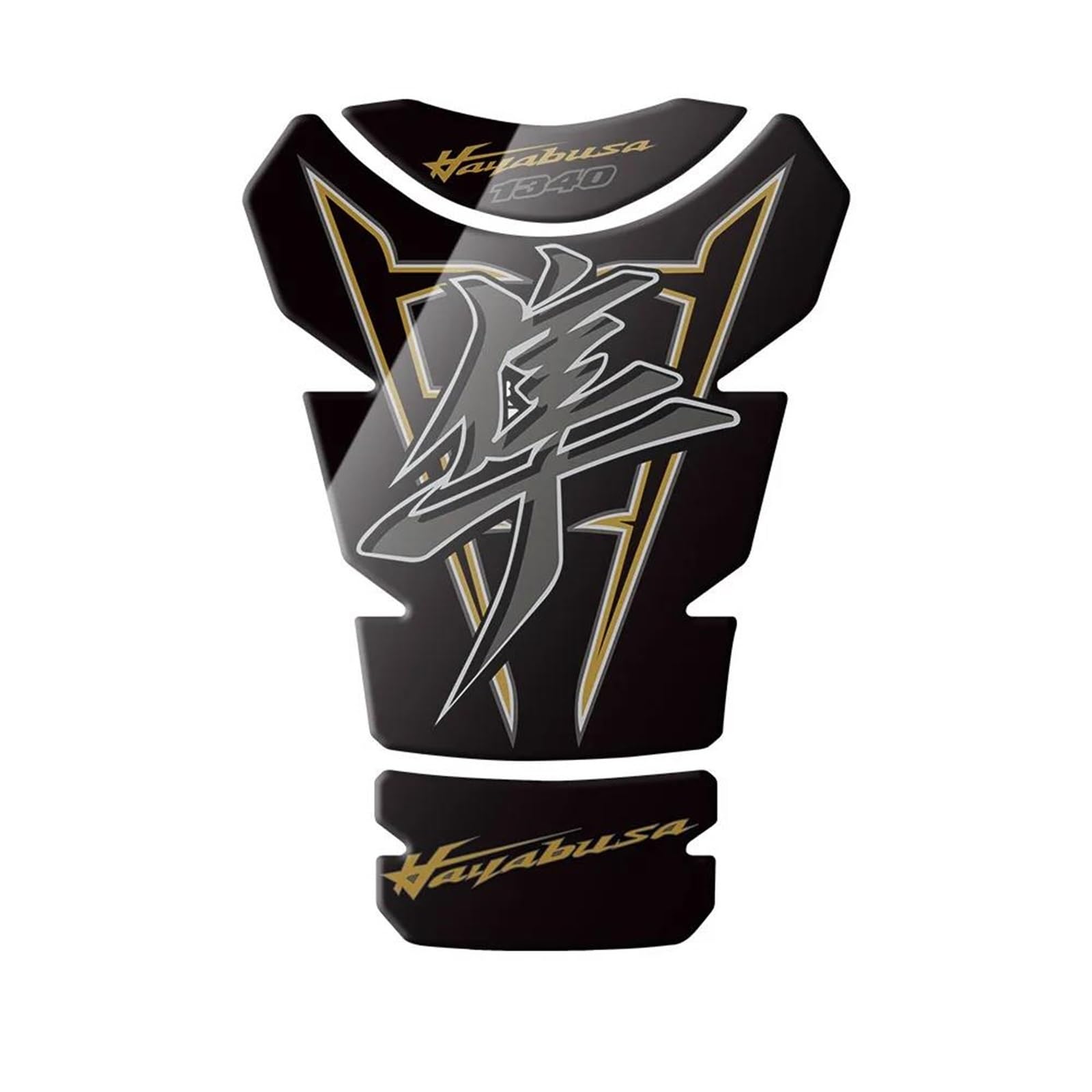 Tapis décoratifs Protection De Réservoir Latérale pour Moto pour Suzuki pour Hayabusa GSX1340R GSX 1340 R 1999-2025(Style 3)