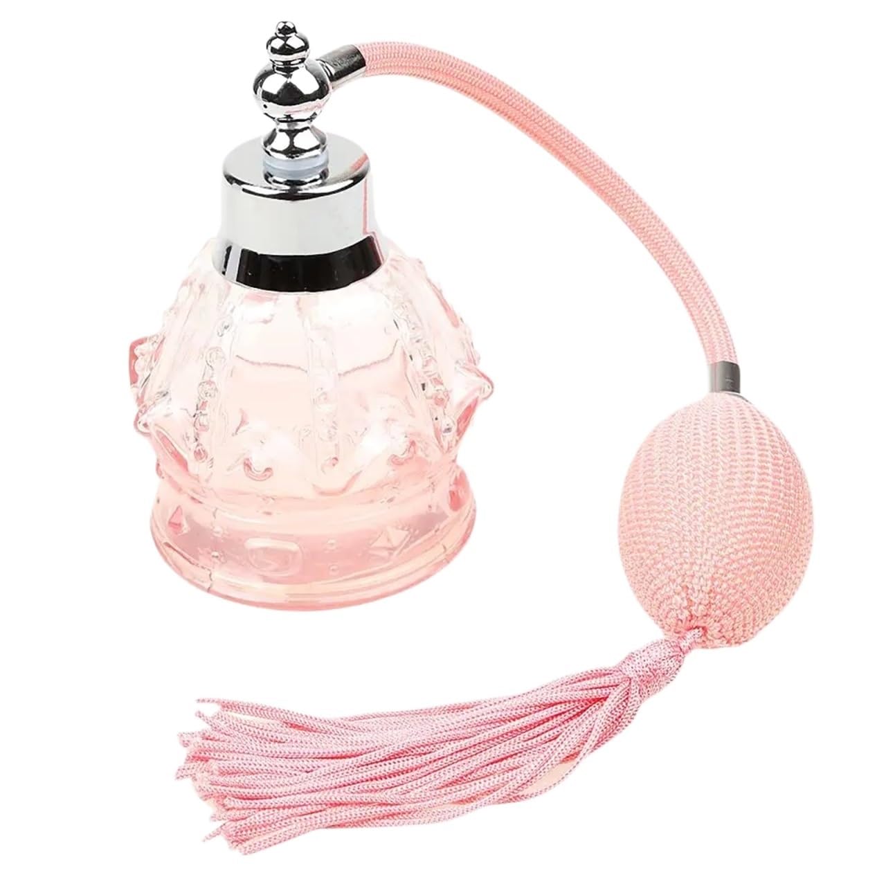 Botella atomizadora de perfume recargable para llevar en el bolso de mano