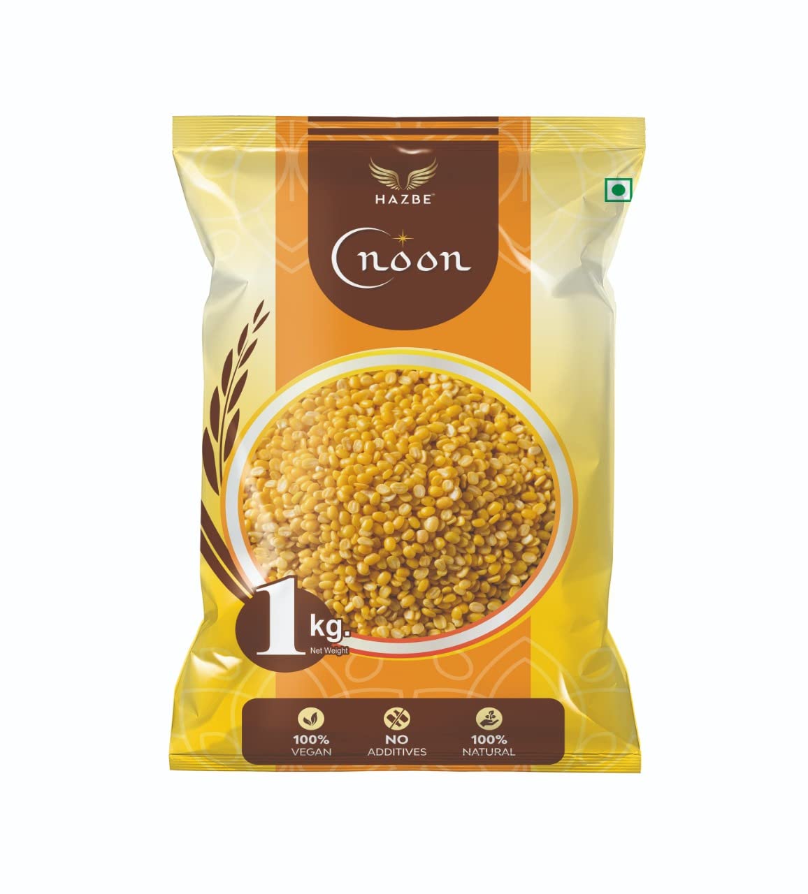 HAZBE Noon Moong Dal Yellow Split 1kg | Healing Light Weight Meal (Kids Meal Special) (B099J4J319) Amazon Price History, Amazon Price Tracker