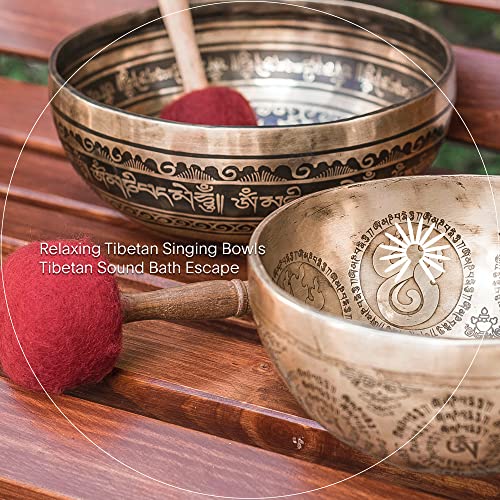 Écouter Tibetan Sound Bath Escape par Relaxing Tibetan Singing Bowls ...