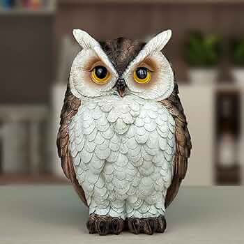Amazon.co.jp: ふくろう フクロウ 梟 アンティーク 置物