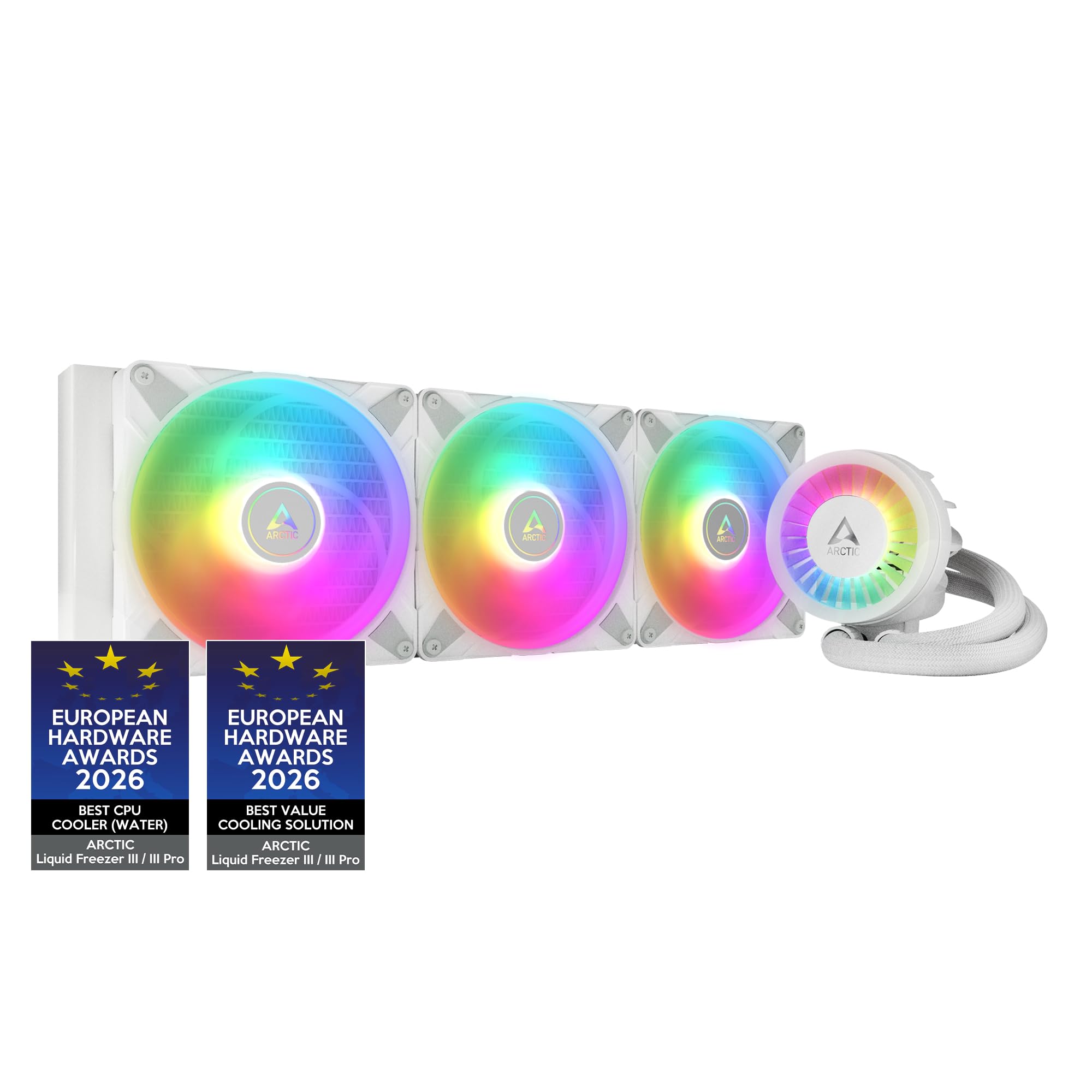 ARCTIC Liquid Freezer III 420 A-RGB (bianco) - Raffreddamento ad acqua
