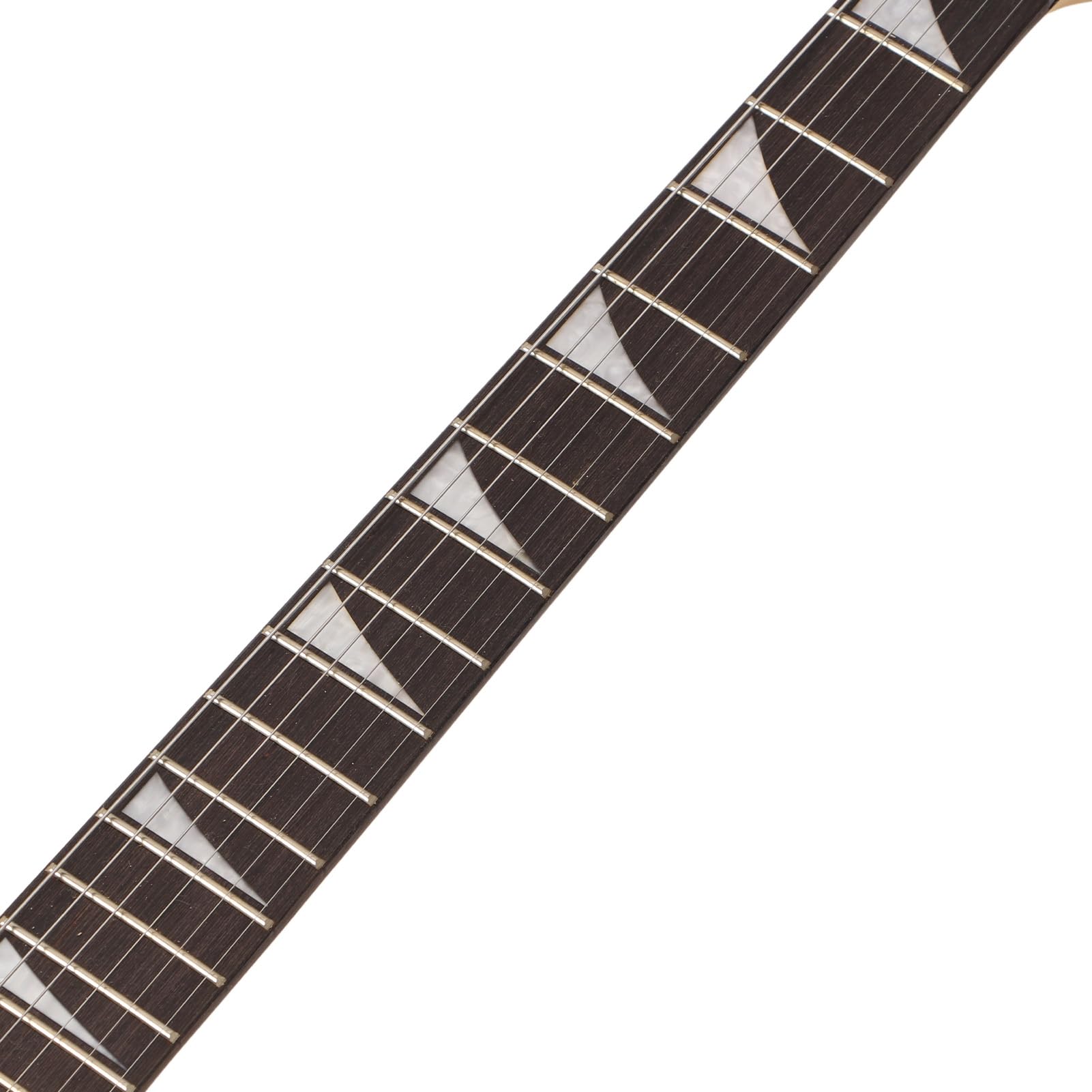 Chitarra Elettrica Gialla a Forma di con 24 Fret, Kit per Principianti con Plettri, Corde, Manico e Tracolla