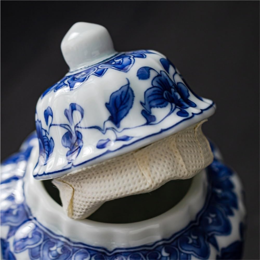 Set Da Tè Contenitore for la conservazione del tè sfuso Barattolo in ceramica piccolo Barattolo sigillato Barattolo vuoto con cucchiaino da tè Set da tè Barattolo singolo Set di scatole regalo Baratto