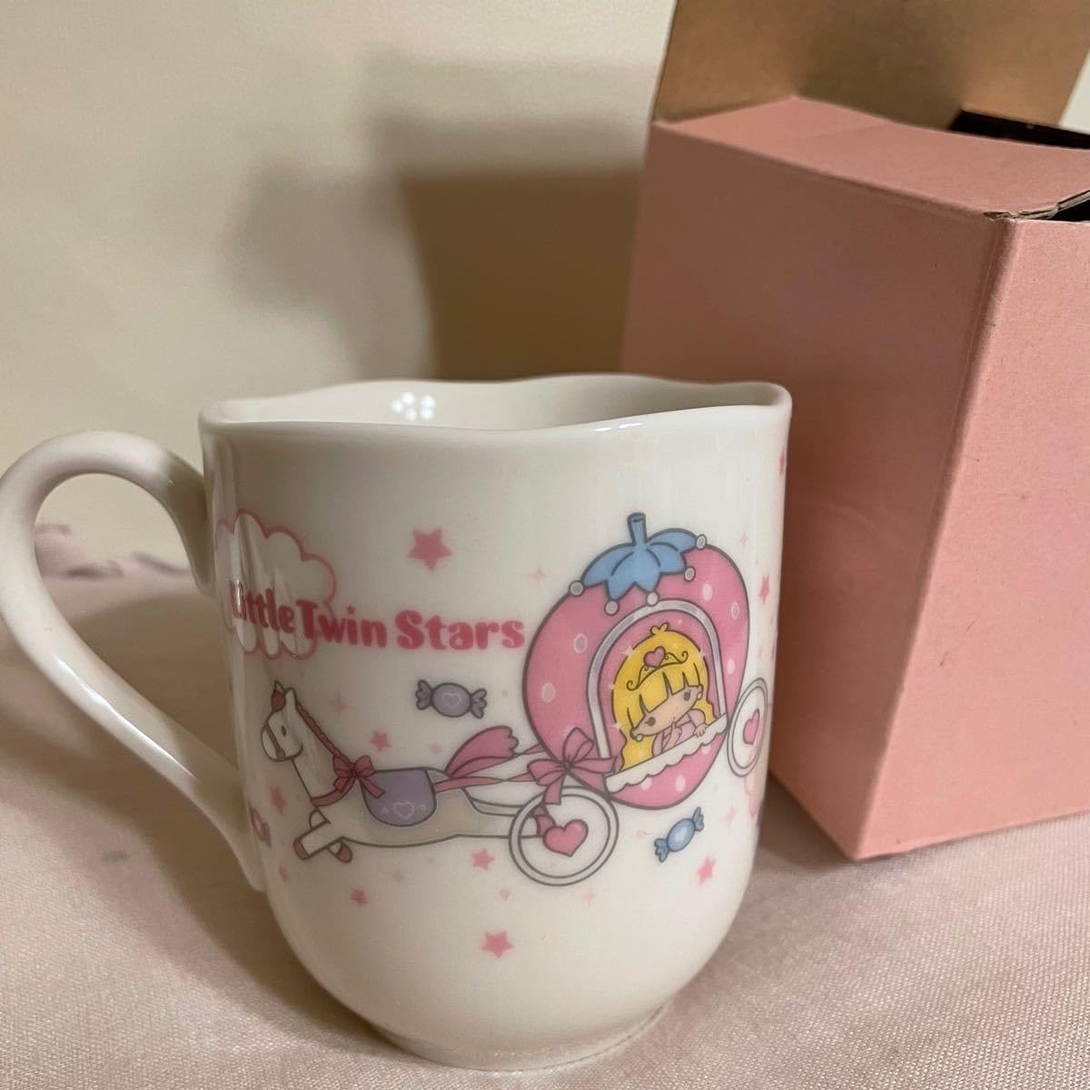 希少レア　リトルツインスターズ　キキララ　小倉優子コラボ　マグカップ　サンリオ 希少レア リトルツインスターズ キキララ 小倉優子コラボ