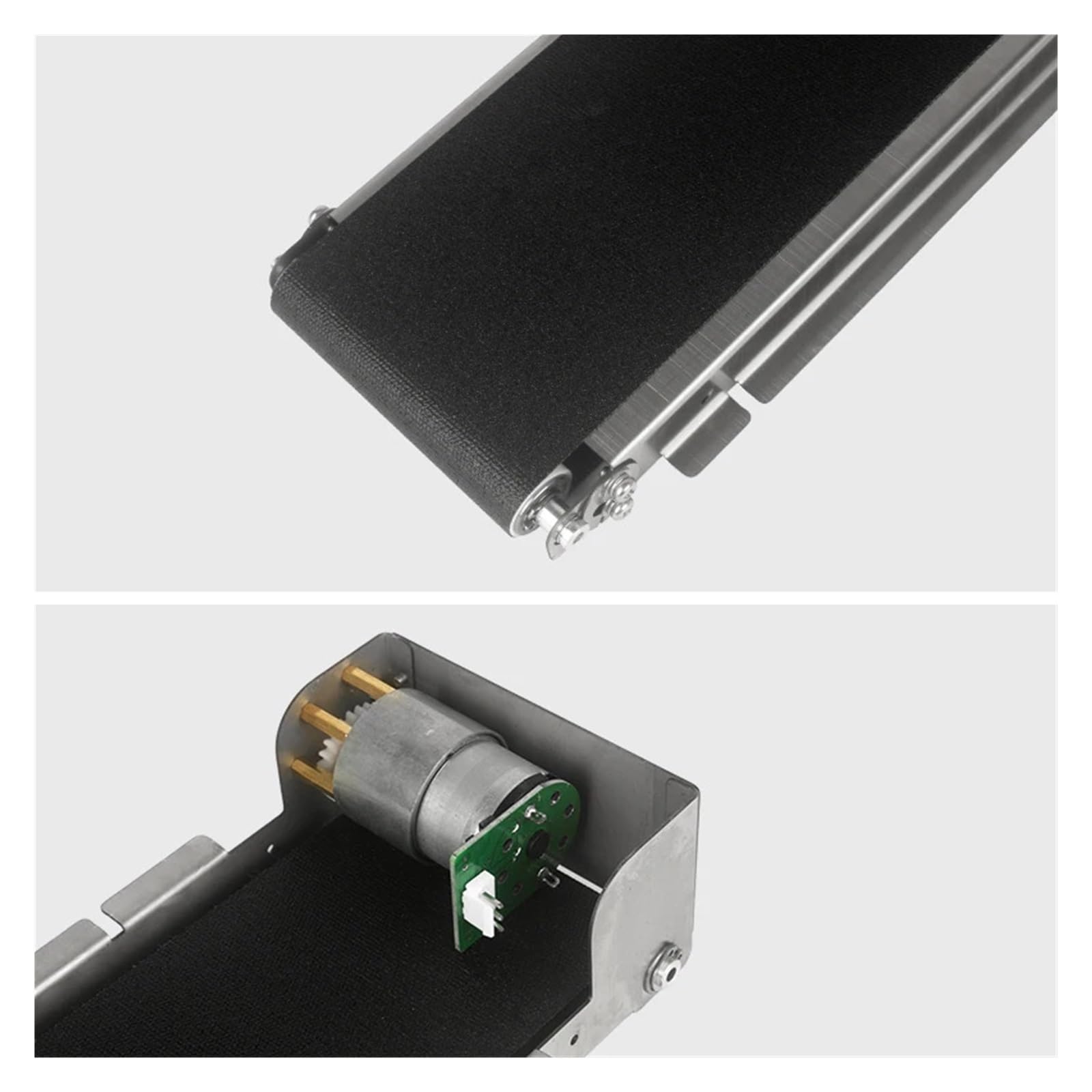 Cinta transportadora de acero inoxidable 600mm 552mm para máquina expendedora PU