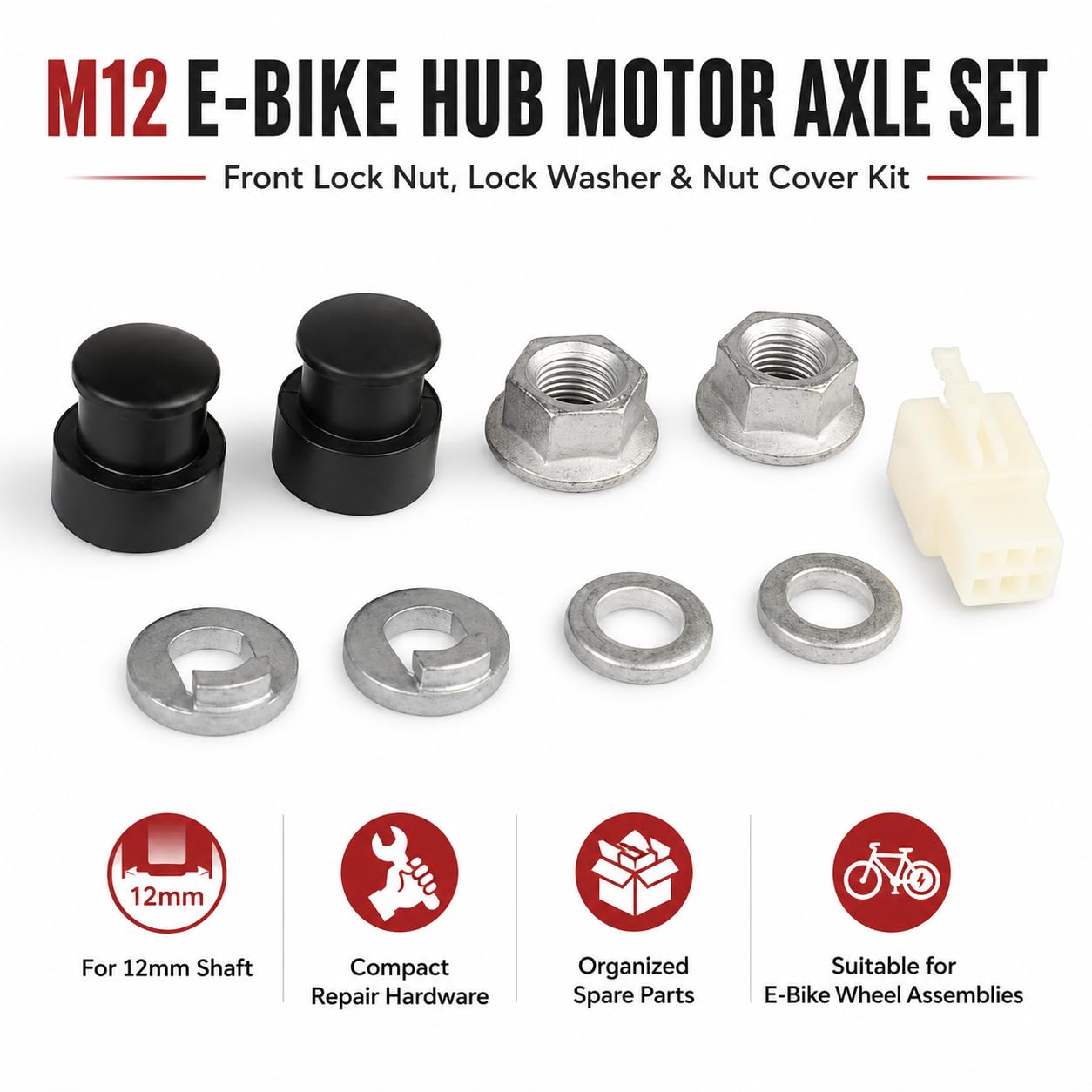 E-Bike Hub Motor Nuts - Secure Your Wheels -5