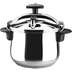 Olla Express Monix Veloce MAGEFESA STAR Olla presión rápida de fácil uso, acero inoxidable 18/10, apta para todo tipo de cocinas, incluido inducción. Fondo termodifusor encapsulado de 5capas, excelente distribución del calor