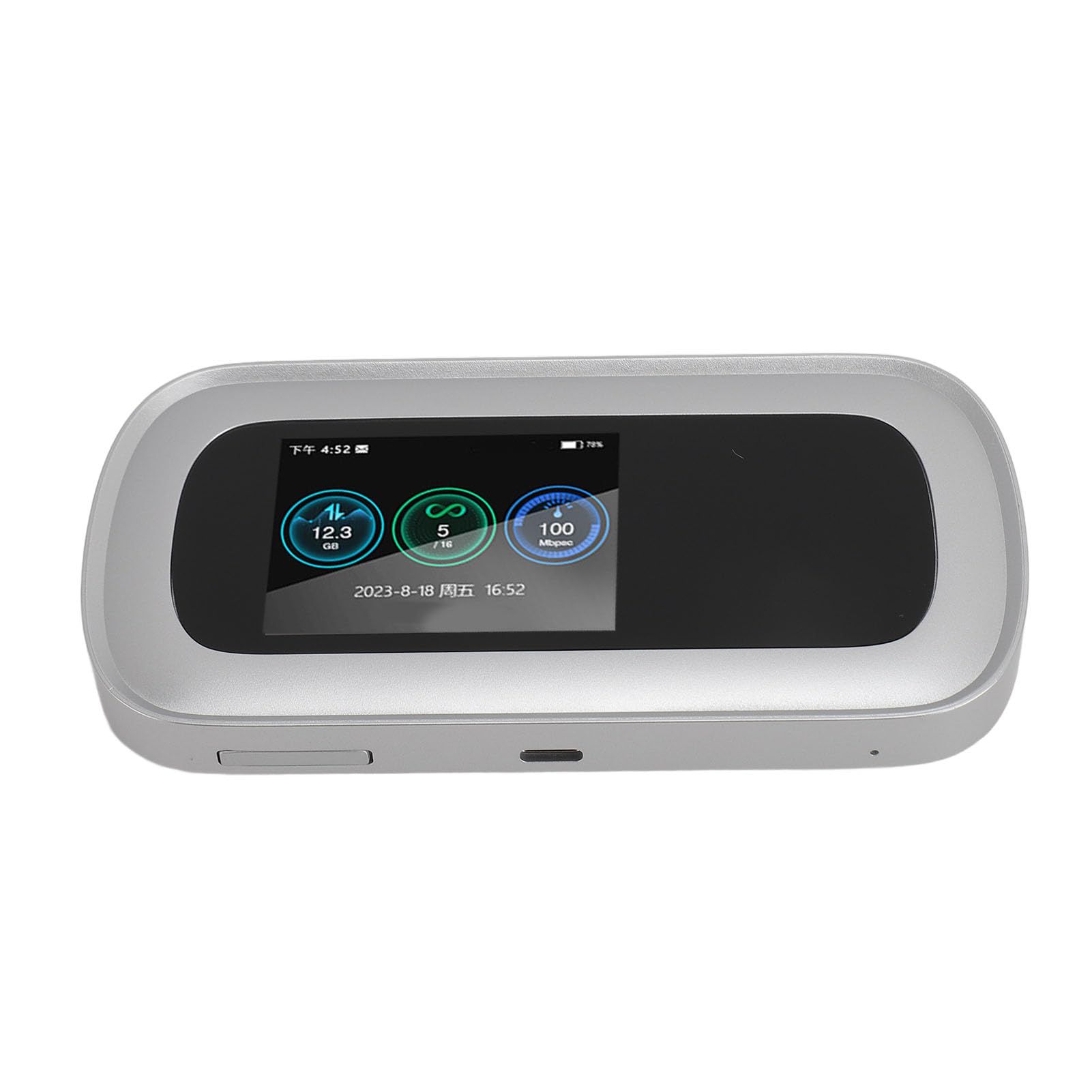 Zunate Router WiFi 6 con Slot per Scheda SIM, Router 5G Modem WiFi-6 e Power Bank 10000mAh, Hotspot Mobile WiFi Portatile 4G LTE, Dual Band Sbloccato, per Router Internet Wireless