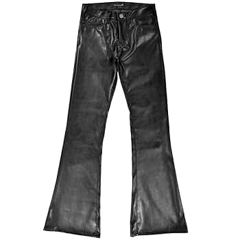 Backlash デニム フレア レザー ブーツカット ブーツカット デニムパンツ レディース フレア ロング丈 カット