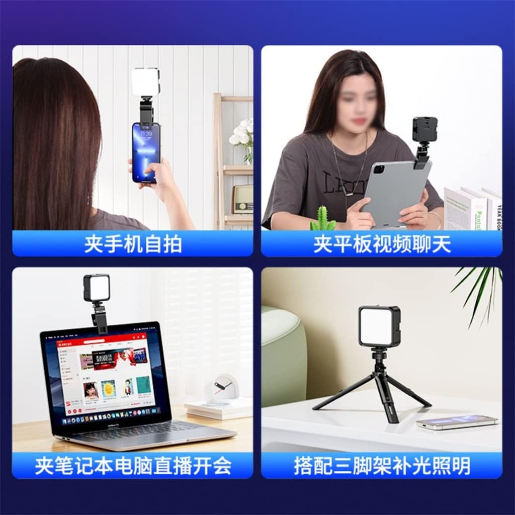 Portable Fill lamp Mobile Phone Live Photo Lighting Camera led Atmosphere Outdoor Handheld Beauty(D)
