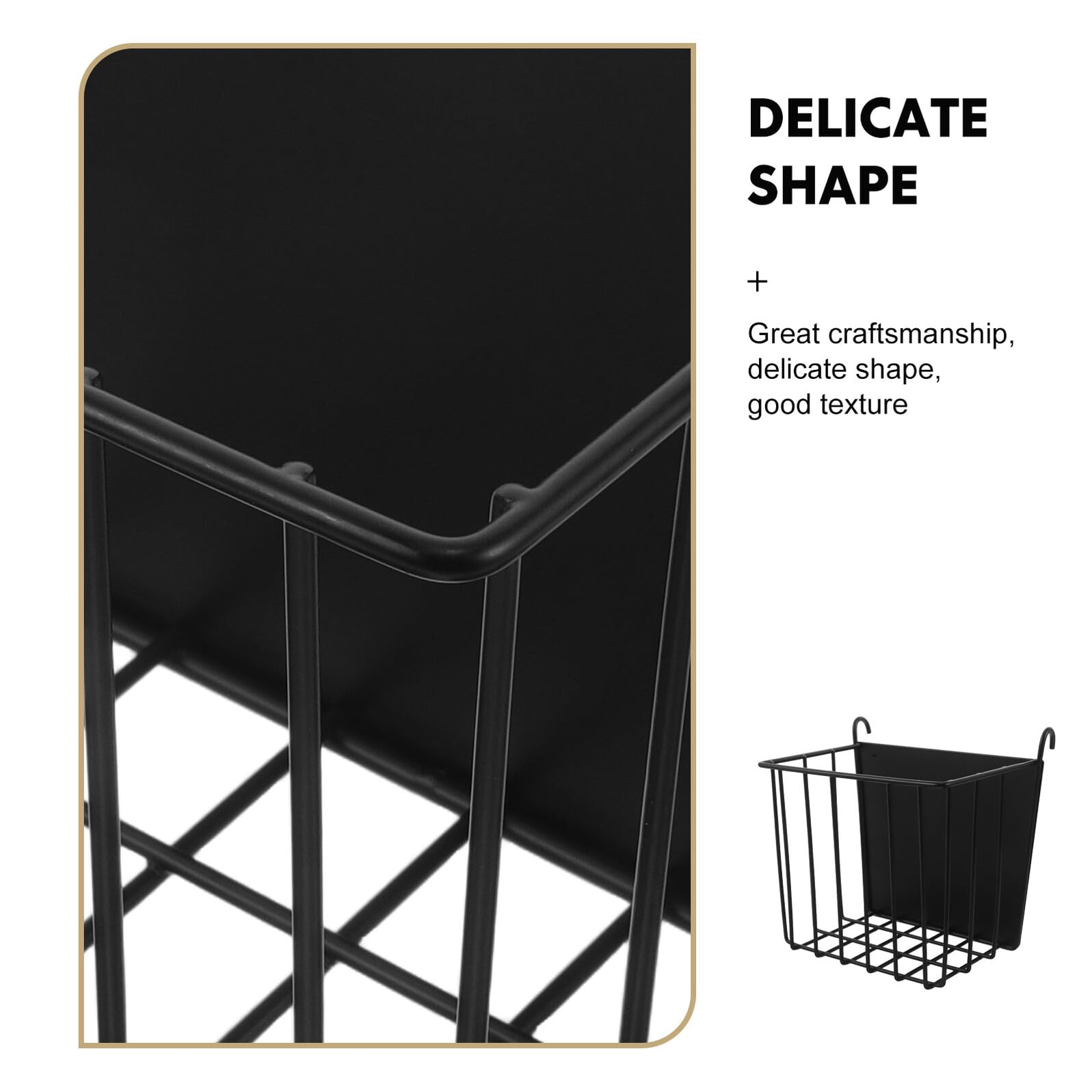 Râtelier à Foin pour Lapins et Cochons d'Inde en Acier Carbone Noir Support Suspendu Compact pour Cage Mangeoire Pratique et Solide pour Petits Animaux Distributeur de Foin