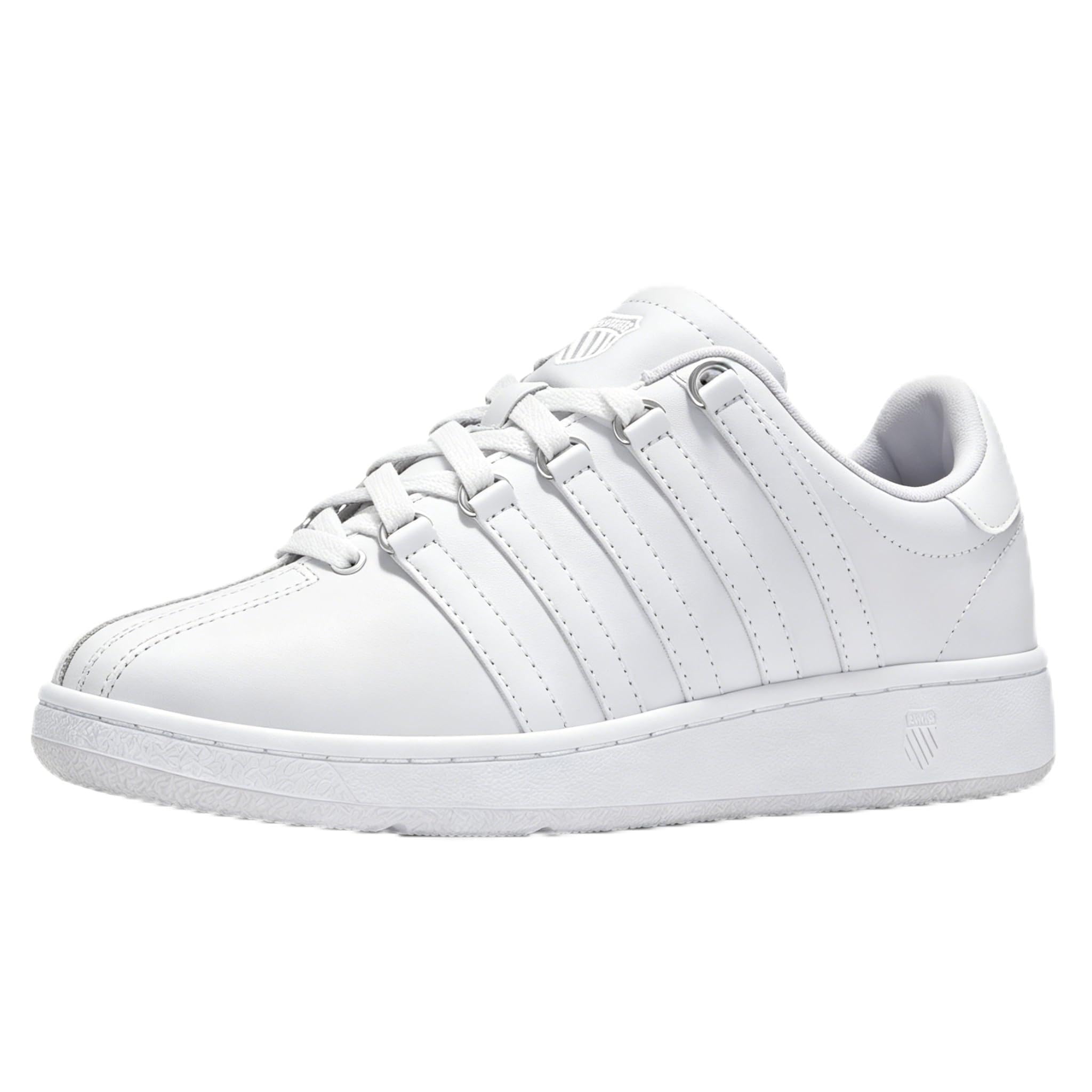 K-Swiss Men's Classic VN Leather Sneaker, White/White, 7 : Amazon