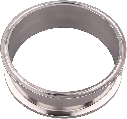 Miniatura 2 de DERNORD Tubo de carrete sanitario con extremos de abrazadera, tubo redondo sin costuras de acero inoxidable 304 con brida de virola de triple