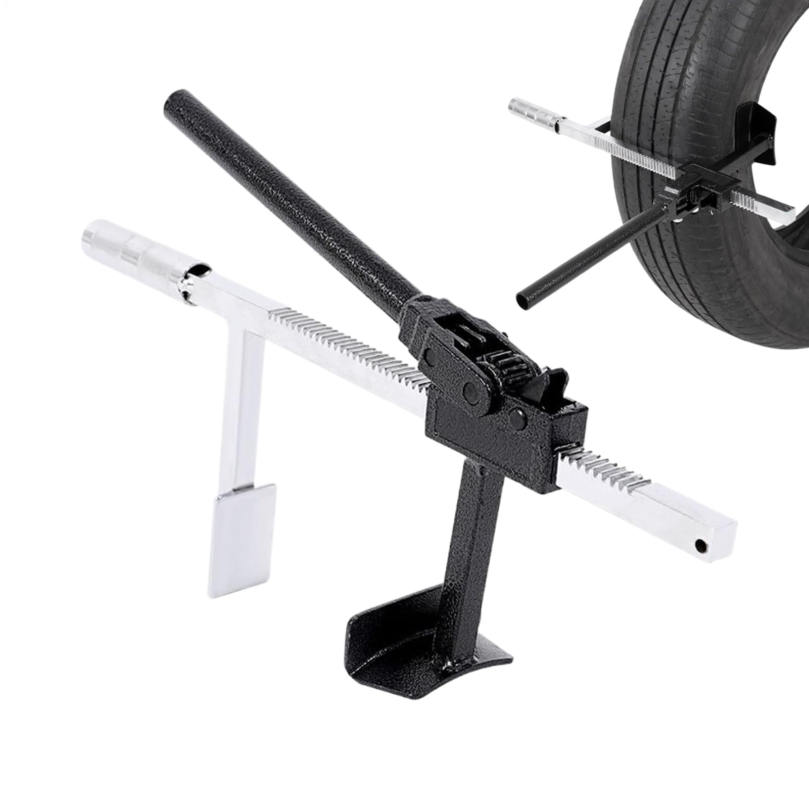 Macchina Smontagomme Manuale Attrezzo Per La Riparazione E La Rimozione Di | Smontagomme Portatile Per Pneumatici Adatto a Auto, Moto, Rimorchi, Garage Domestico e Piccola Officina