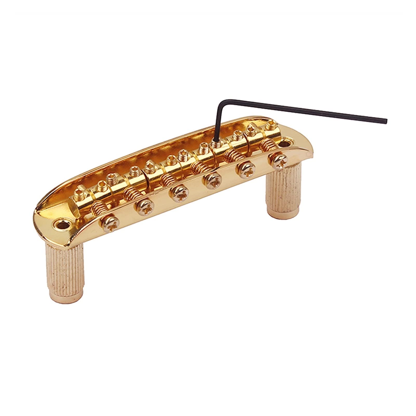 Parti di ricambio chitarra Parti Di Chitarra Dorata Ponte Da Sella Per Accessori Per Chitarra Elettrica