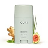 OUAI Aluminum Free Deodorant - Women's Deodorant with 24-Hour Odor Control & Invisible Application - Enriched with Notes of Wet Grass, Ginger, Basil & Green Fig - Cape Town (2.5 oz)