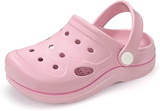 Toddler Girls Boys Clogs Classic Garden Shower Beach Pool Swim Slip on Sandals Slides