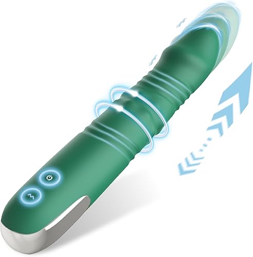 G Spot Beaded Thrust Vibrator, Adult Sex Toys, Clitoral Stimulator Dildo, 3 in 1