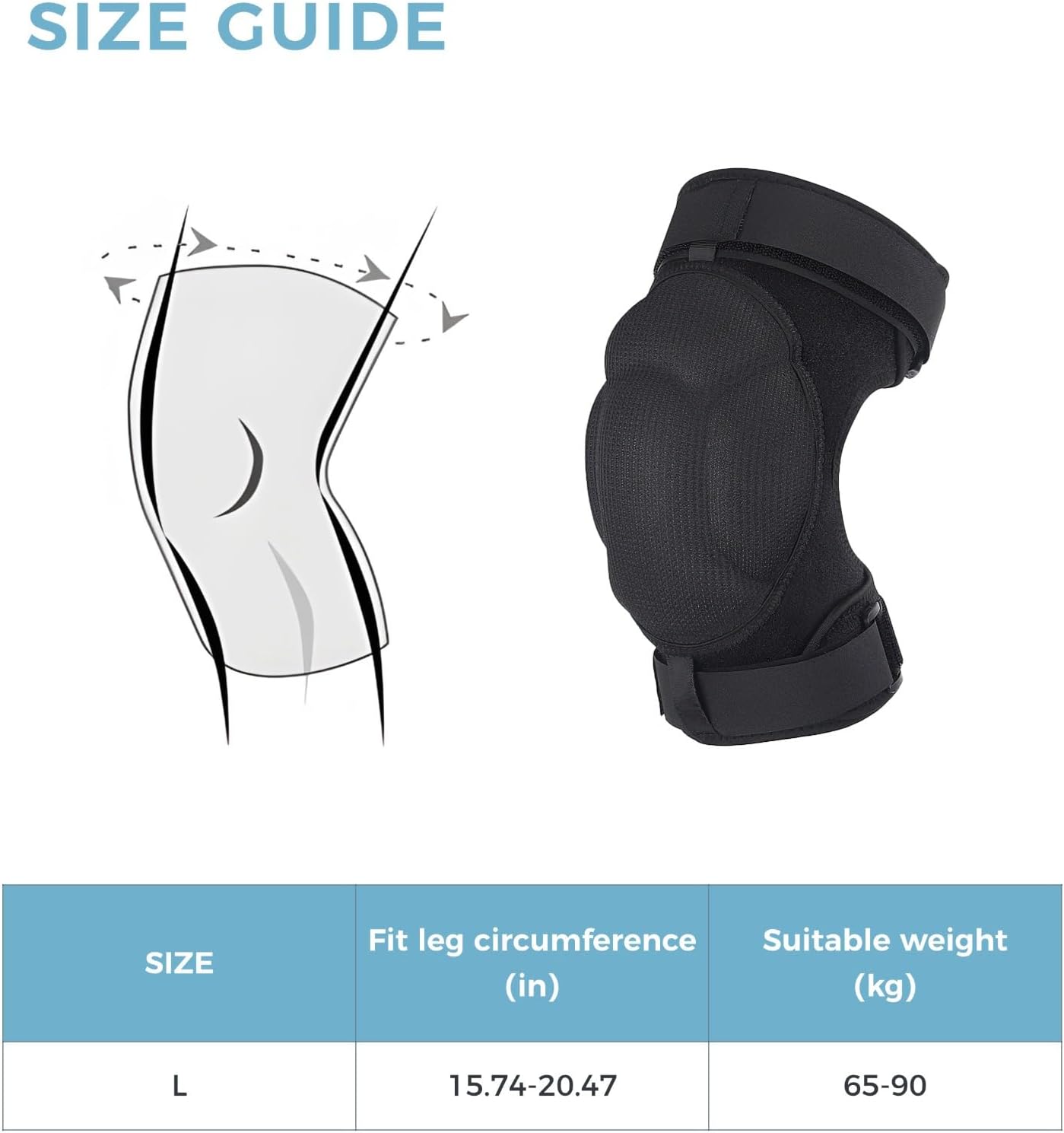 Knee Guards: Protective Gear for Sports, Impact Absorption, Adjustable Straps, Eva Foam, Athletes