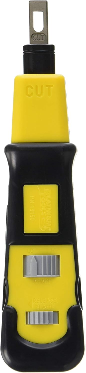 Platinum Tools Platinum 13155C PRO-Strike Punchdown Tool, w/66 Blade, Clamshell package