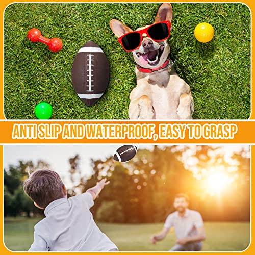 12 Pcs Inflatable Football 9” Playground Inflatable Balls For Kids Comfortable Grip Rubber Inflatable Football With Pump Needle For Junior Youth Outdoor Game #TOP4