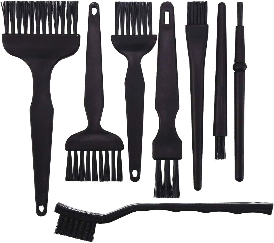 CCINEE 8 in 1 Nylon Plastic Anti Static ESD Brushes Kit