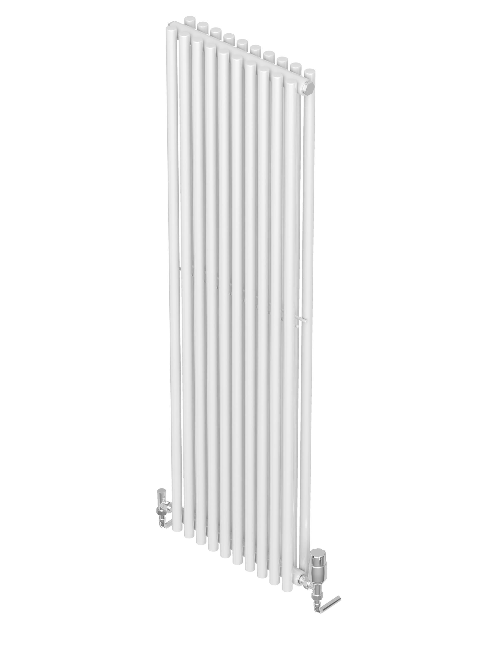 MYSON Plaza Vertical Designer Radiator 1800x595mm Double Tube White