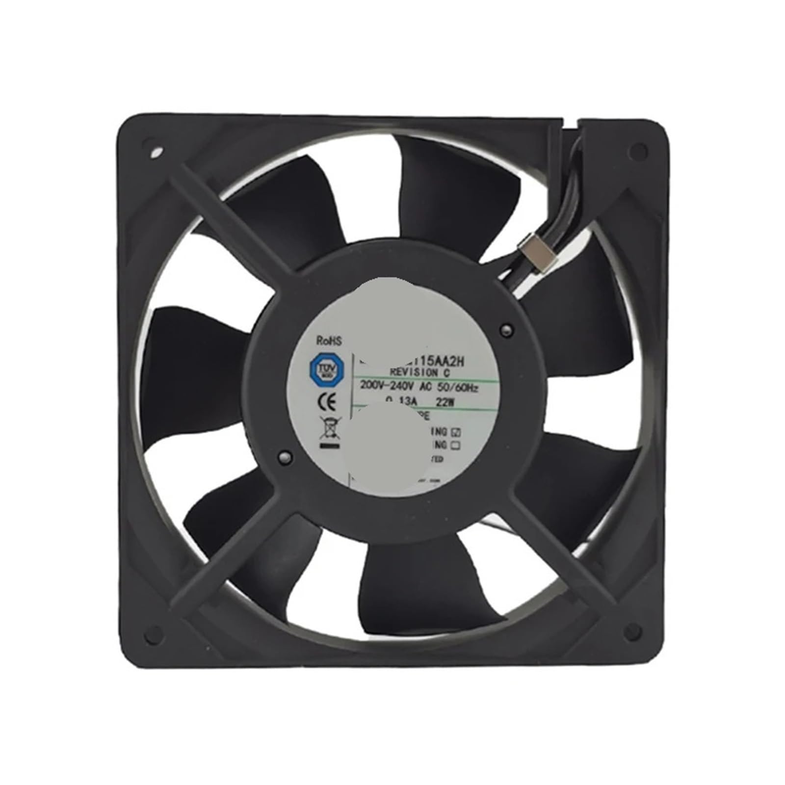 OSHZIKJII M115AA2H 230V 0.9A 12025 120x120x25mm 7 Leaves AC Cooling Fan