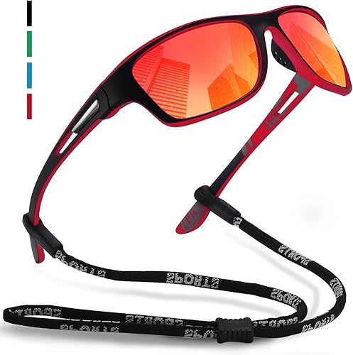 VNVM Gafas de sol polarizadas deportivas para hombres y mujeres, al aire libre, pesca, conducción, béisbol, golf, anti-UV400
